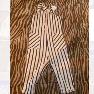 J. Crew Strip Jumpsuit